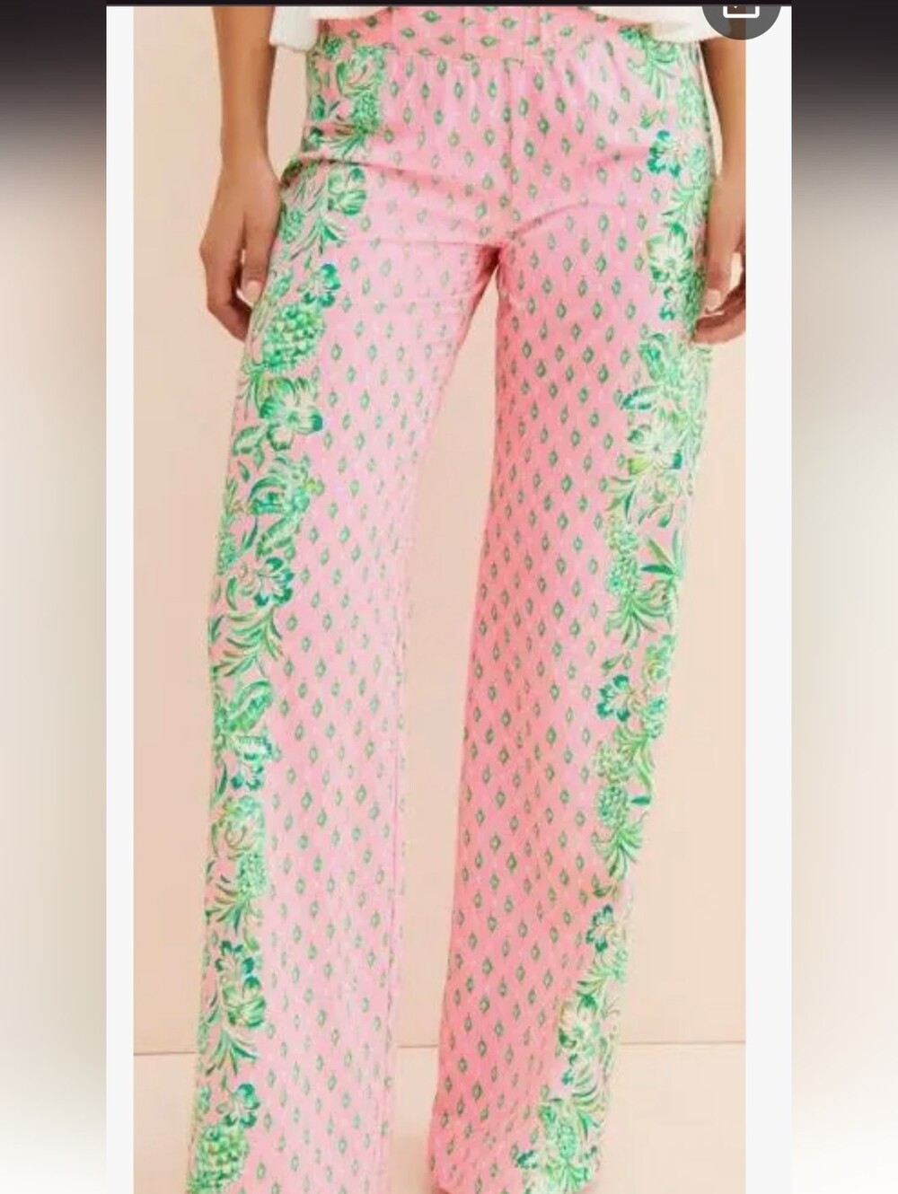 Lilly Pulitzer Bal Harbour Pink Shandy Oh Diamond Girl Pants